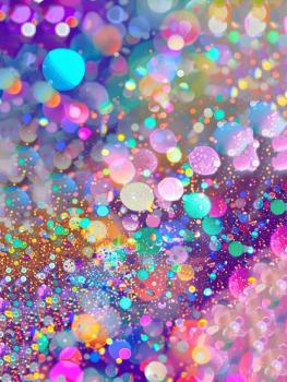 Colorful light spots